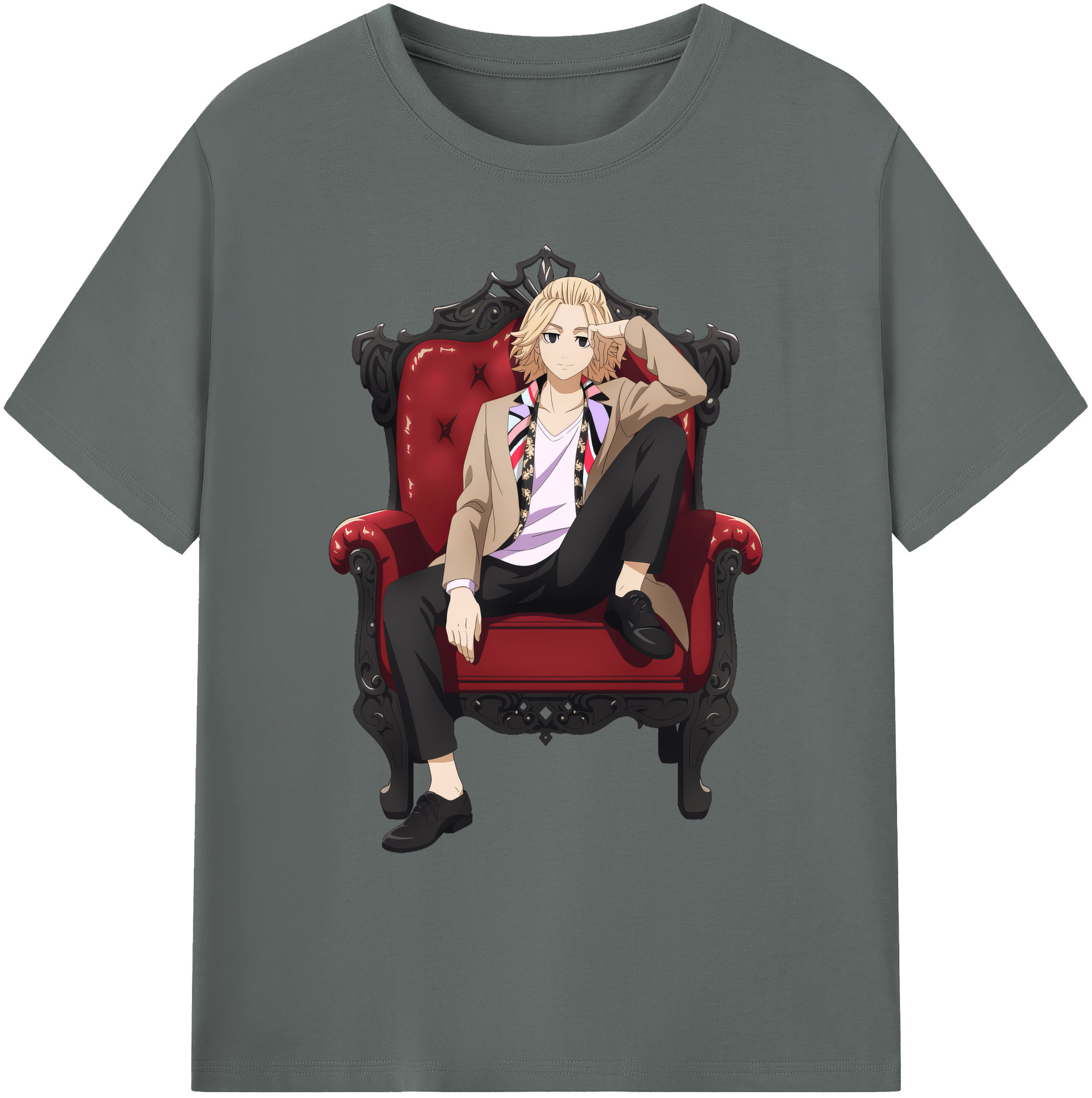 （画像用） 東京リベンジャーズ Tokyo Revengers 綿100％ メンズ半袖Tシャツ｜肌触りやわらか＆通気性